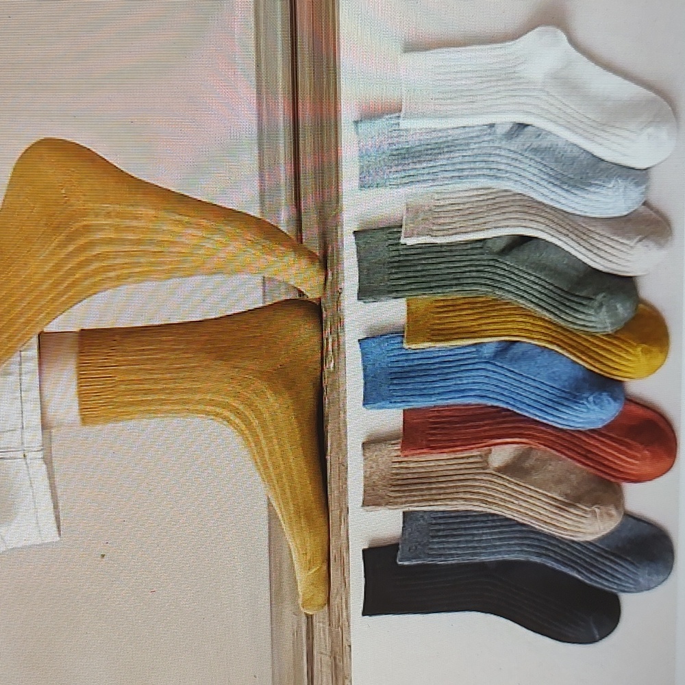 Nip 10 Pairs Socks - Great Fall Colors - image 1